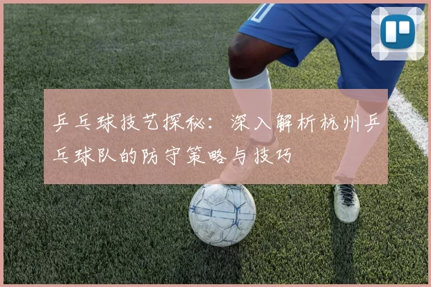 乒乓球技艺探秘：深入解析杭州乒乓球队的防守策略与技巧