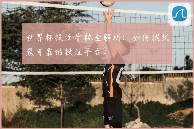 世界杯投注导航全解析：如何找到最可靠的投注平台？